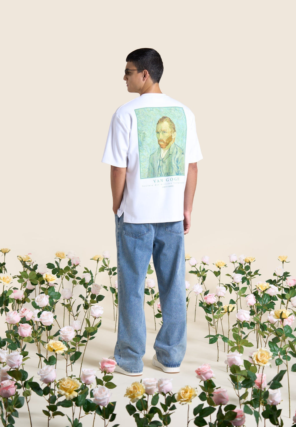 Van Gogh Self Portrait T-Shirt - White