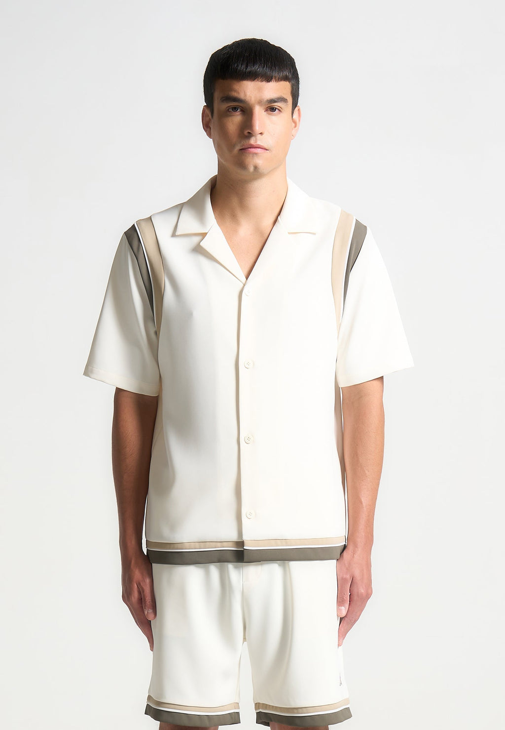 Varsity Revere Shirt - Cream